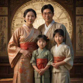 free use asian family