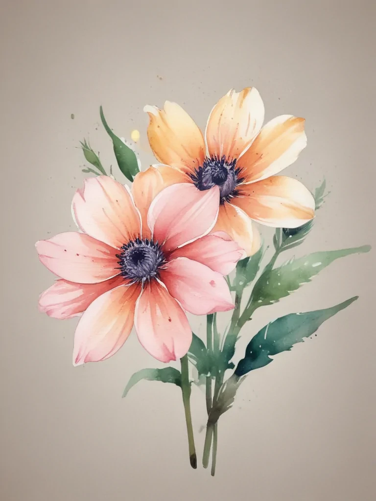 watercolor flower images