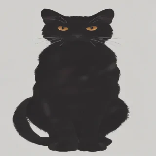 cat silhouette png