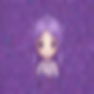 kawaii purple wallpaper