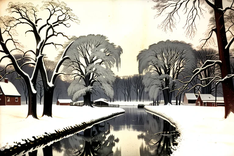 vintage winter scenes