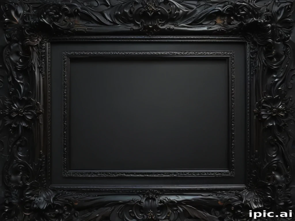 black frame transparent
