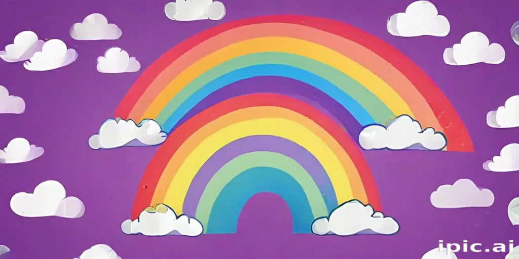 cute rainbow backgrounds