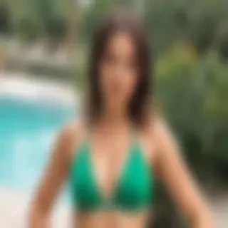 lizzy green bikini