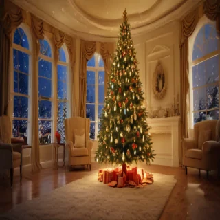 christmas background tree