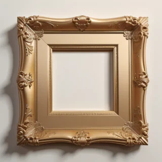 fancy gold frame