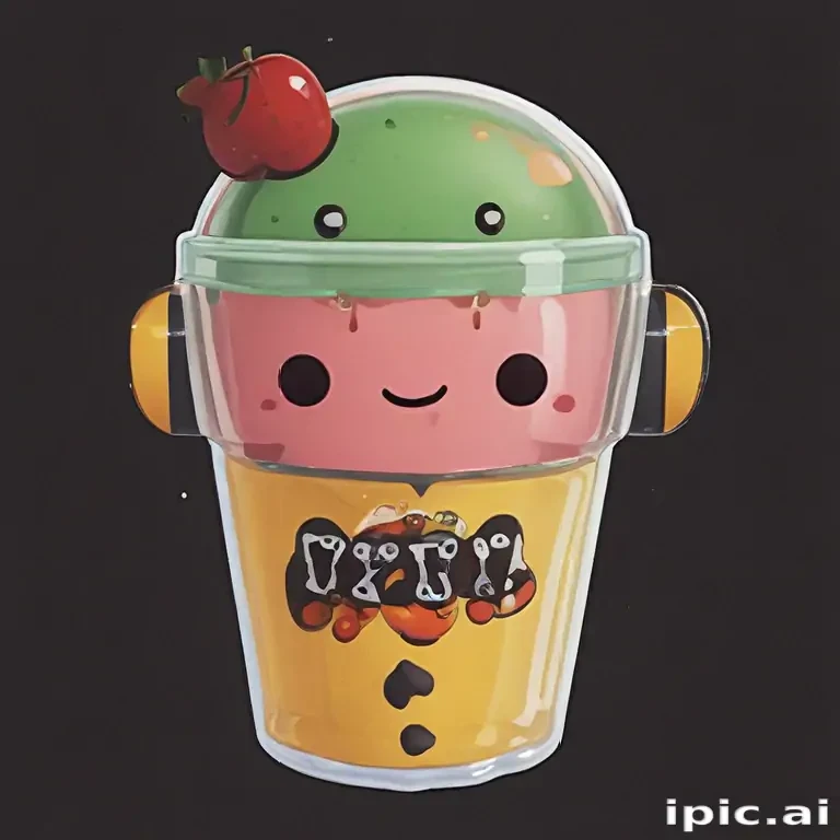 cute boba backgrounds