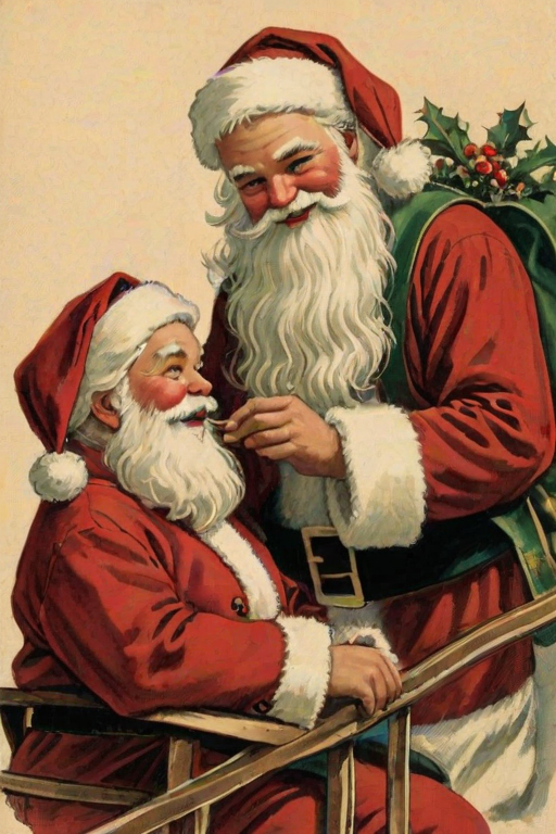 vintage santa images