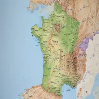 map of france
