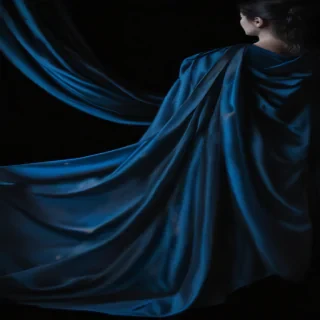 black background blue