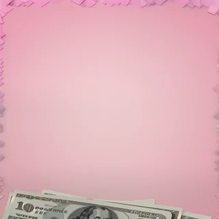 pink money background