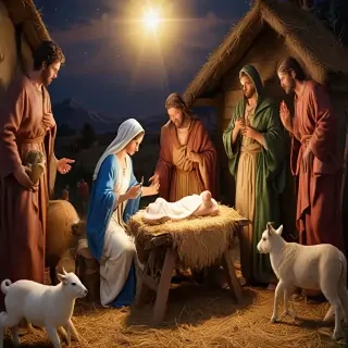 manger scene images free