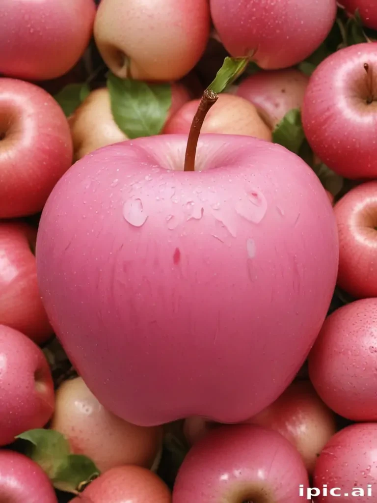 pink apple wallpaper