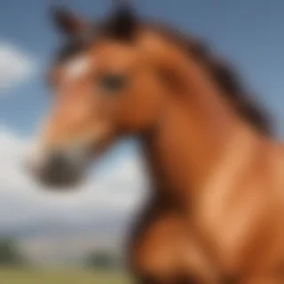 horses cartoon