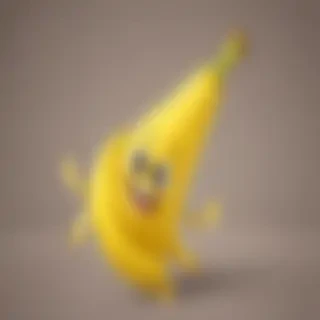 cartoon banana
