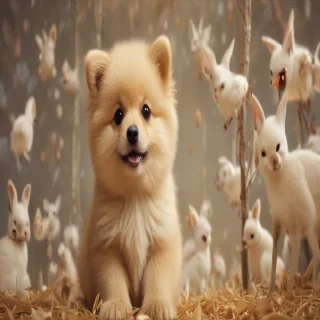 cute animal background