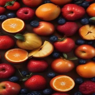 aesthetic fruit background