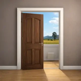 opening door png