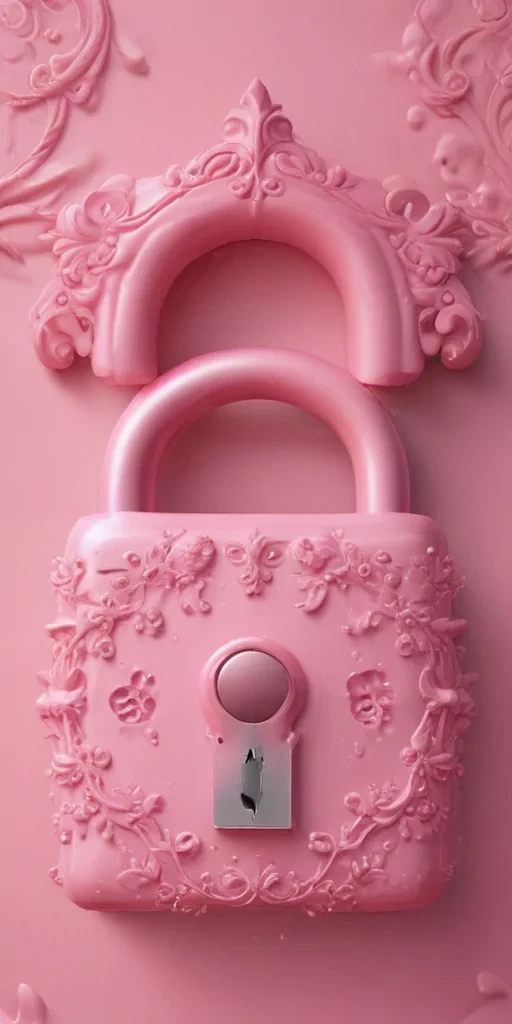 pink lock screen