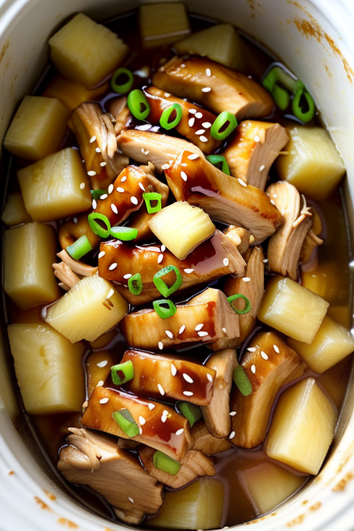 pineapple teriyaki chicken crock pot