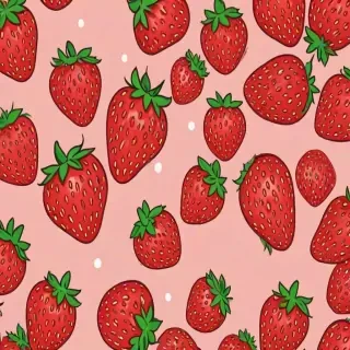 strawberry cute wallpaper