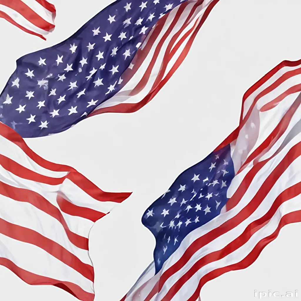 united states flag transparent
