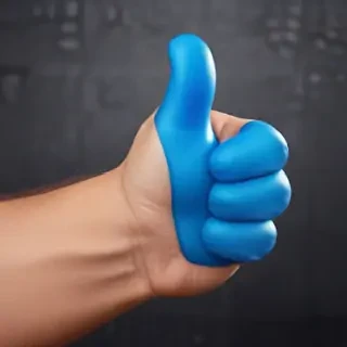 blue thumbs up emoji