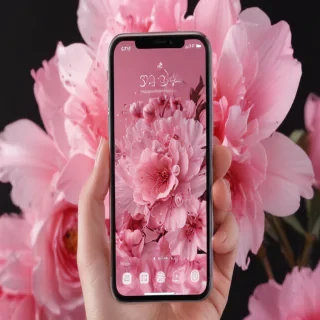 pink aesthetic phone wallpaper