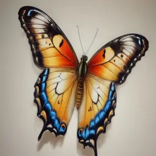 pictures of drawings of butterflies