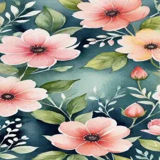 background watercolor flowers