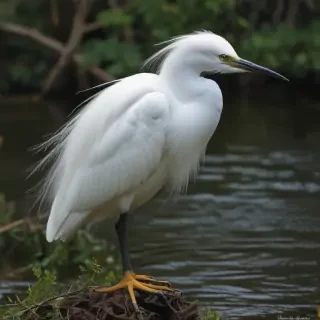 snowy egret