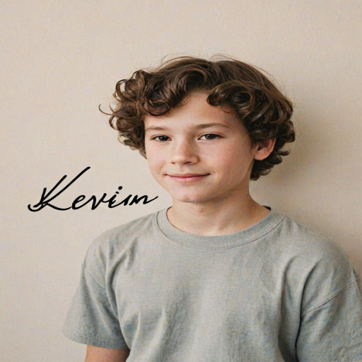 kevin in cursive