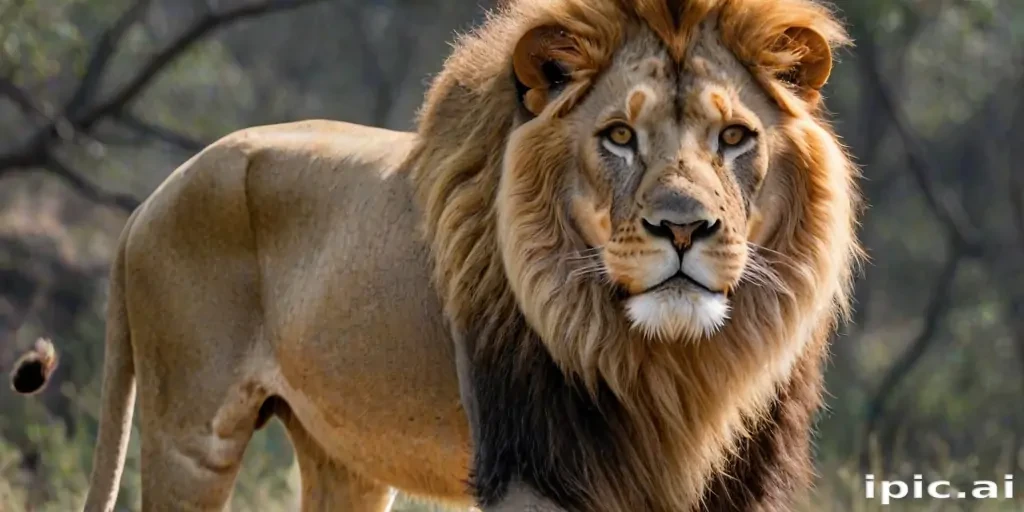 transparent lion