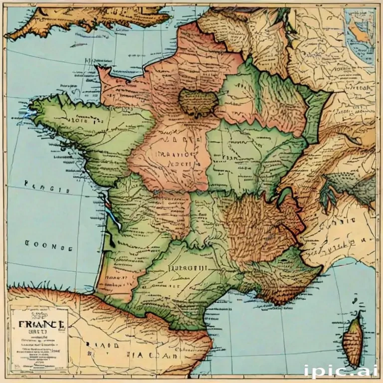 map of france
