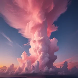 pink cloud aesthetic