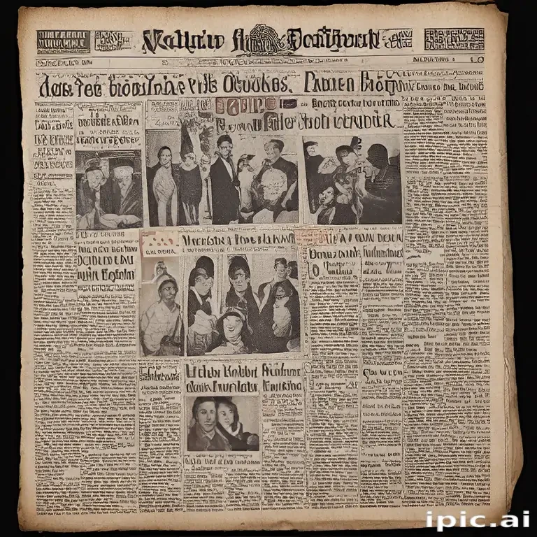 newspaper collage png