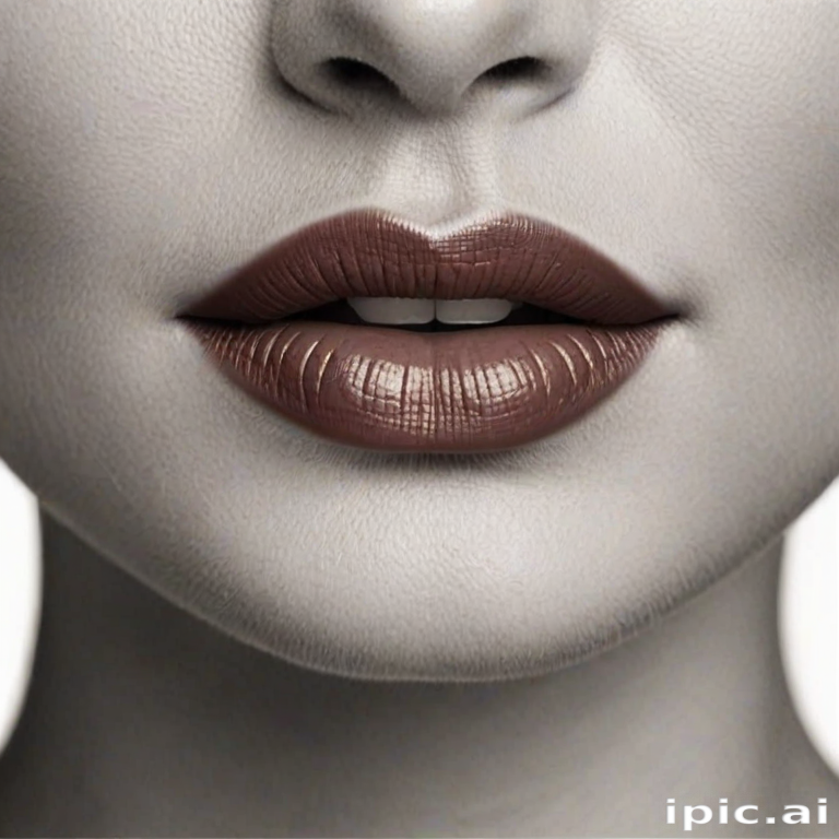 lips clipart black and white