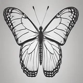 butterfly png outline