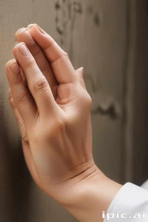 praying hands transparent