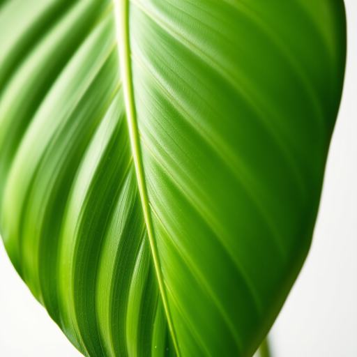 monstera leaf close-up on white background, focus on details, soft natural light, aperture f/4, shutter speed 1/100, ISO 100, macro lens, DSLR camera, 50mm lens, shallow depth of field, vibrant colors, high resolution