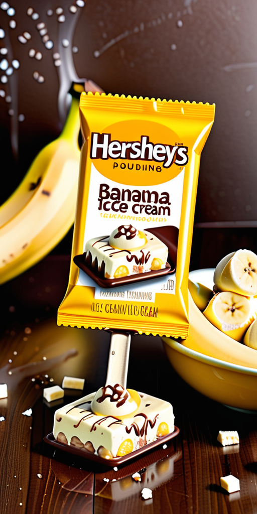 hershey's banana pudding ice cream bar