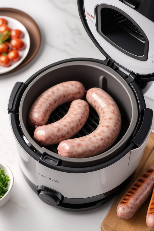 how to cook frozen sausage in air fryer
