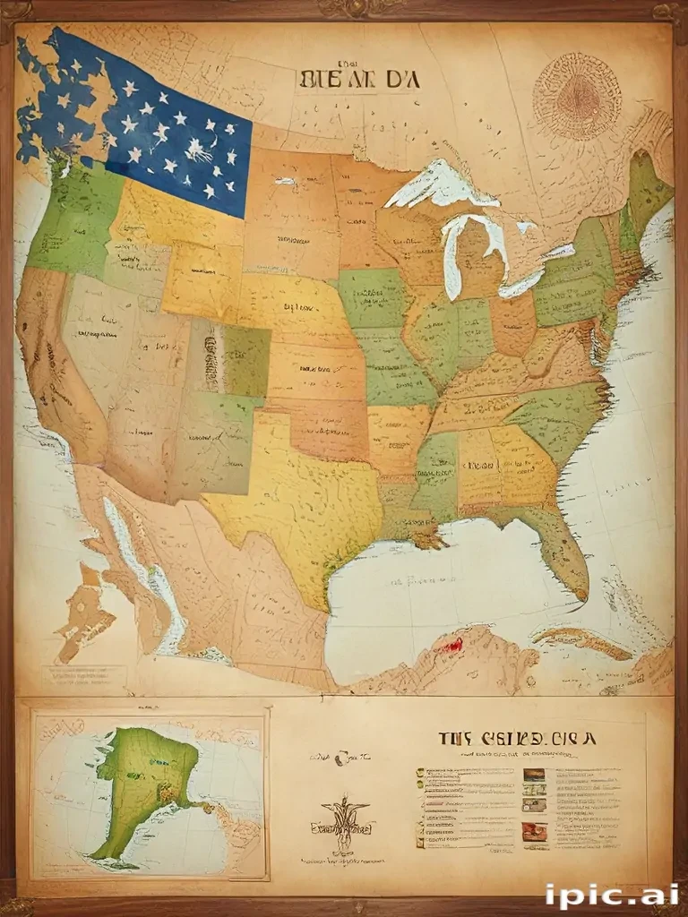 mapa usa