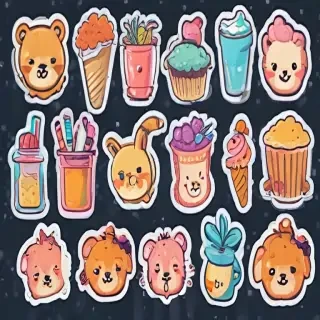 clipart of stickers