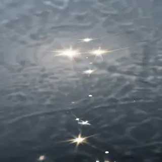 sparkling transparent