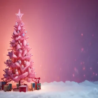 christmas background pink