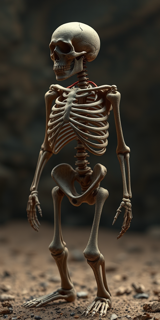 skeleton background
