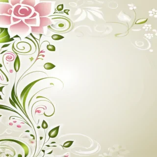 light floral background