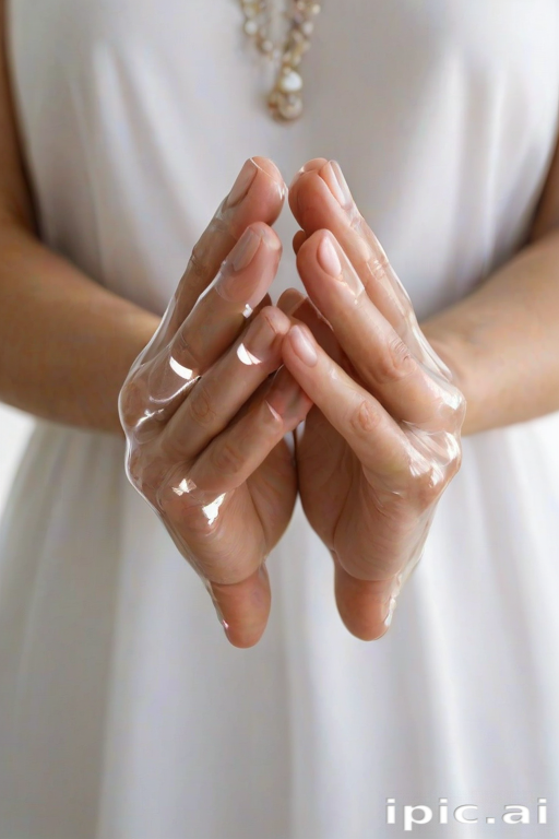 transparent prayer hands