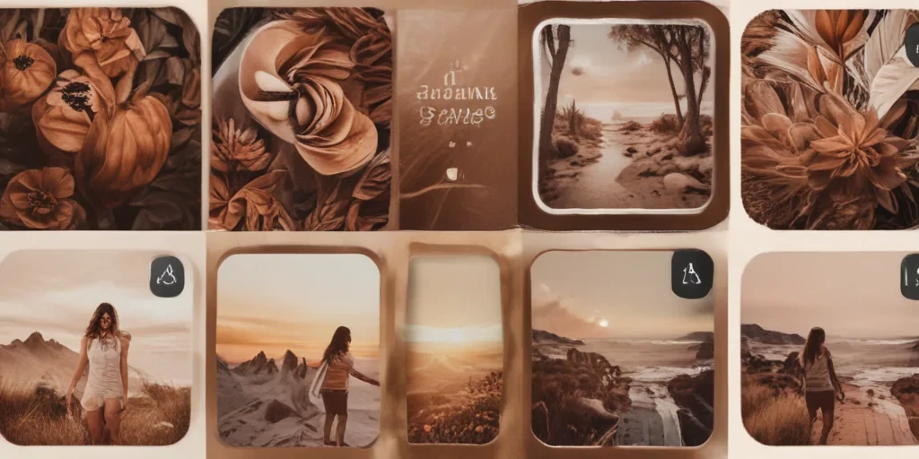 aesthetics brown instagram highlight icons